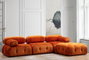 Atelier Del Sofa Bubble L1 Sofá de 1 Plaza Naranja 95x95x75 cm